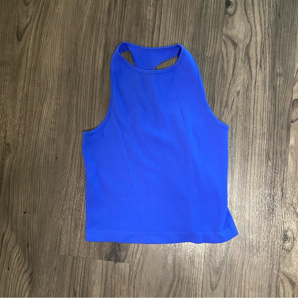 Royal blue free people tank top